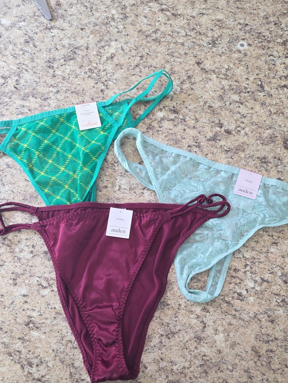 Women's Panties Lot Of 3 Auden Cootsie NWT